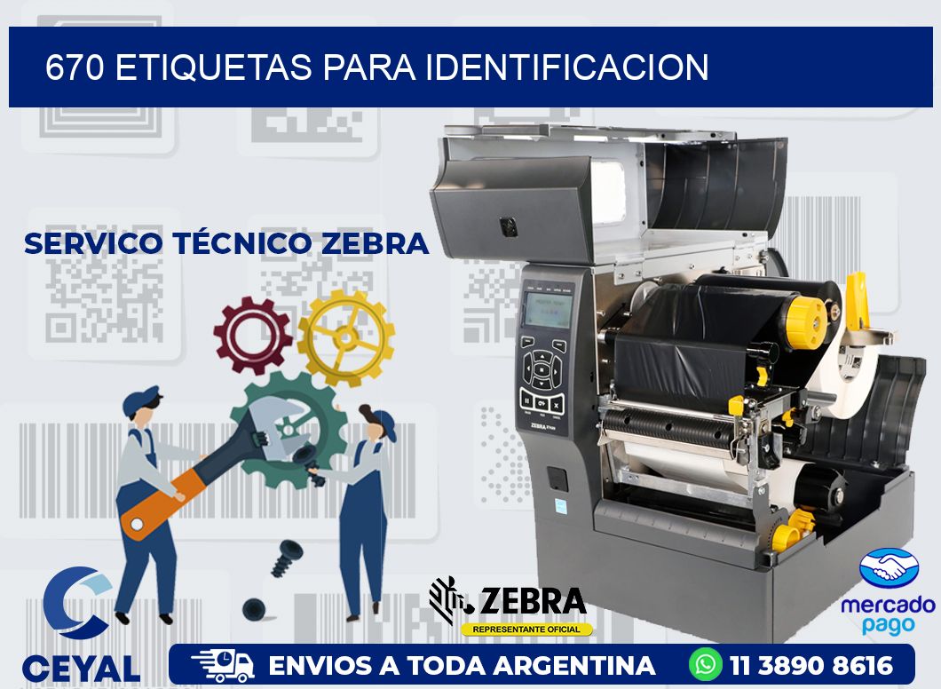670 ETIQUETAS PARA IDENTIFICACION