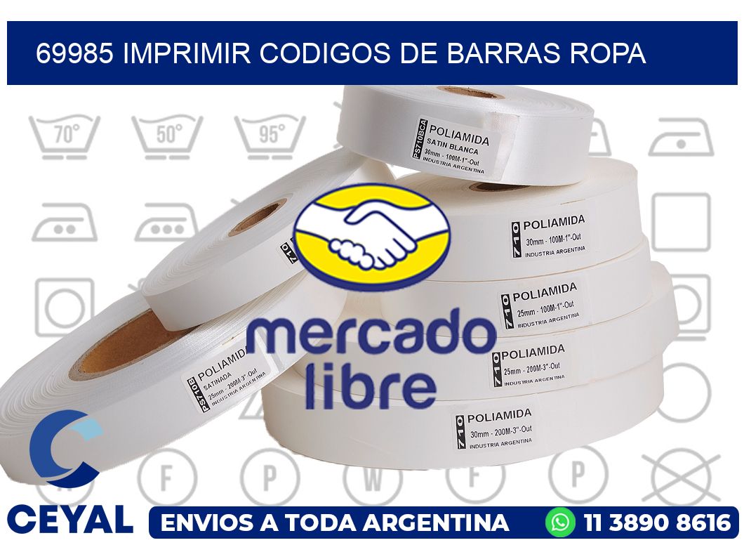 69985 IMPRIMIR CODIGOS DE BARRAS ROPA