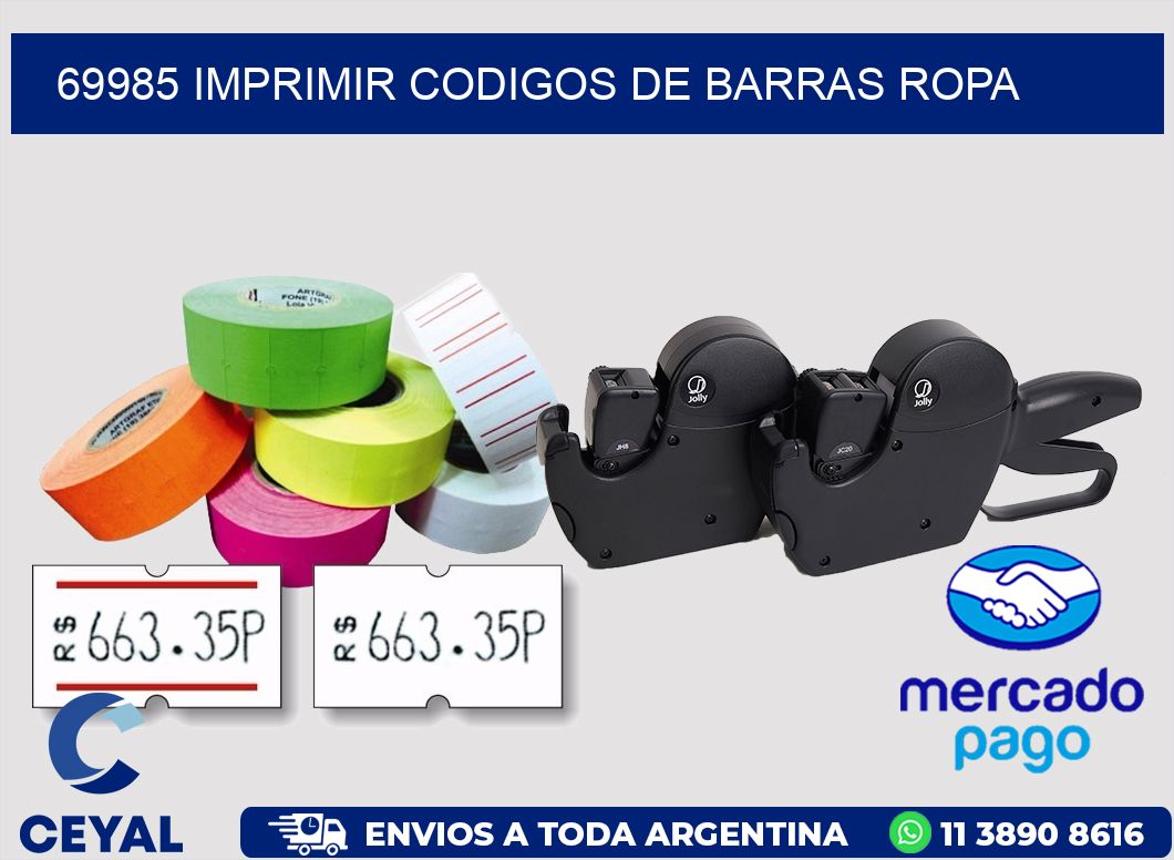 69985 IMPRIMIR CODIGOS DE BARRAS ROPA