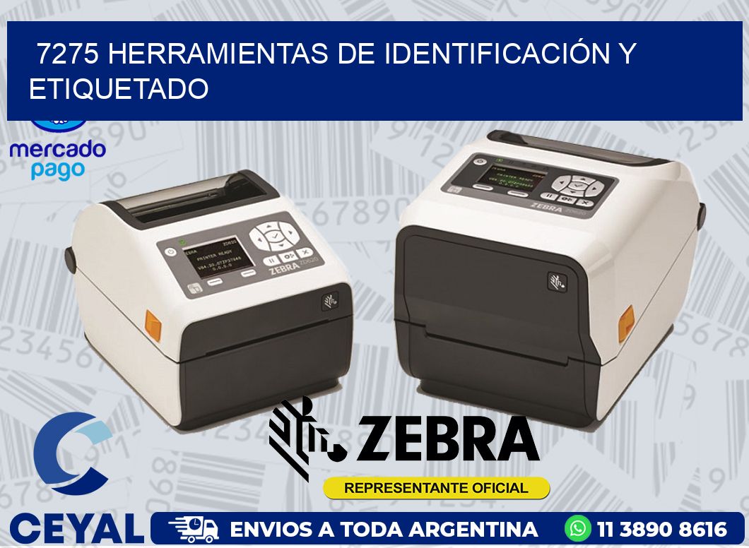 7275 HERRAMIENTAS DE IDENTIFICACIÓN Y ETIQUETADO