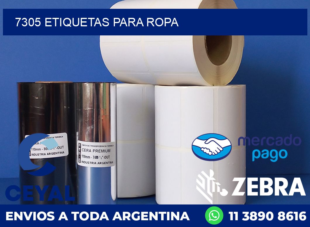 7305 ETIQUETAS PARA ROPA