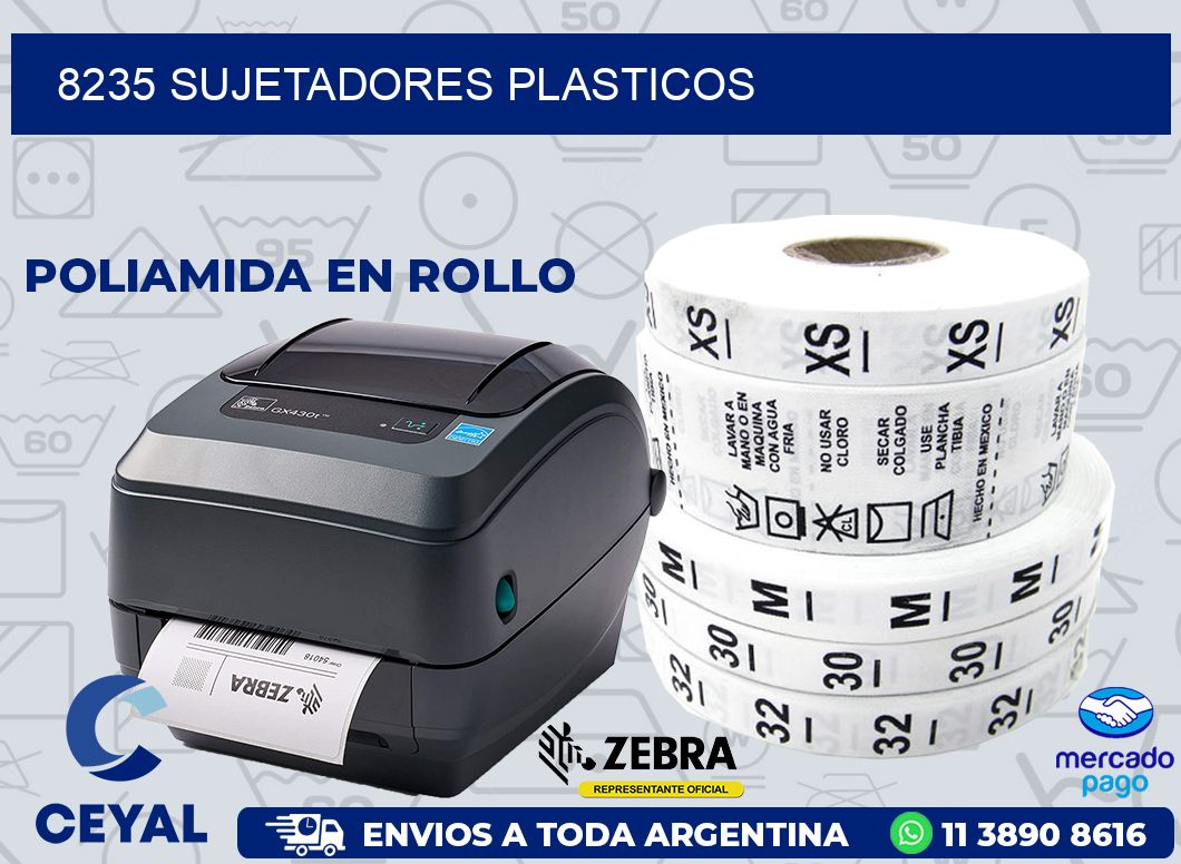 8235 SUJETADORES PLASTICOS