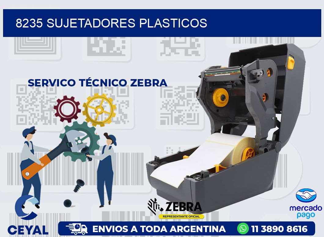 8235 SUJETADORES PLASTICOS