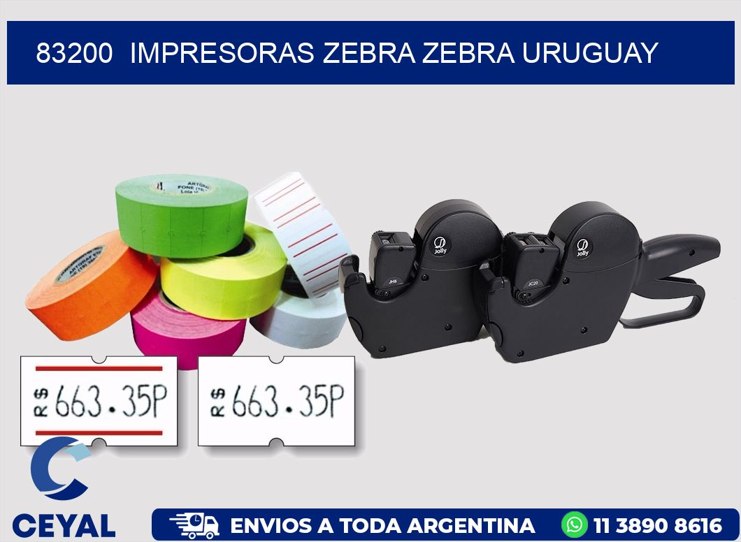 83200  IMPRESORAS ZEBRA ZEBRA URUGUAY