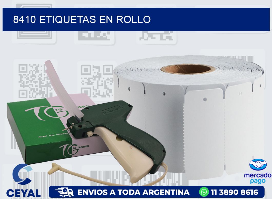 8410 ETIQUETAS EN ROLLO
