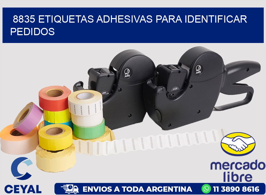 8835 ETIQUETAS ADHESIVAS PARA IDENTIFICAR PEDIDOS