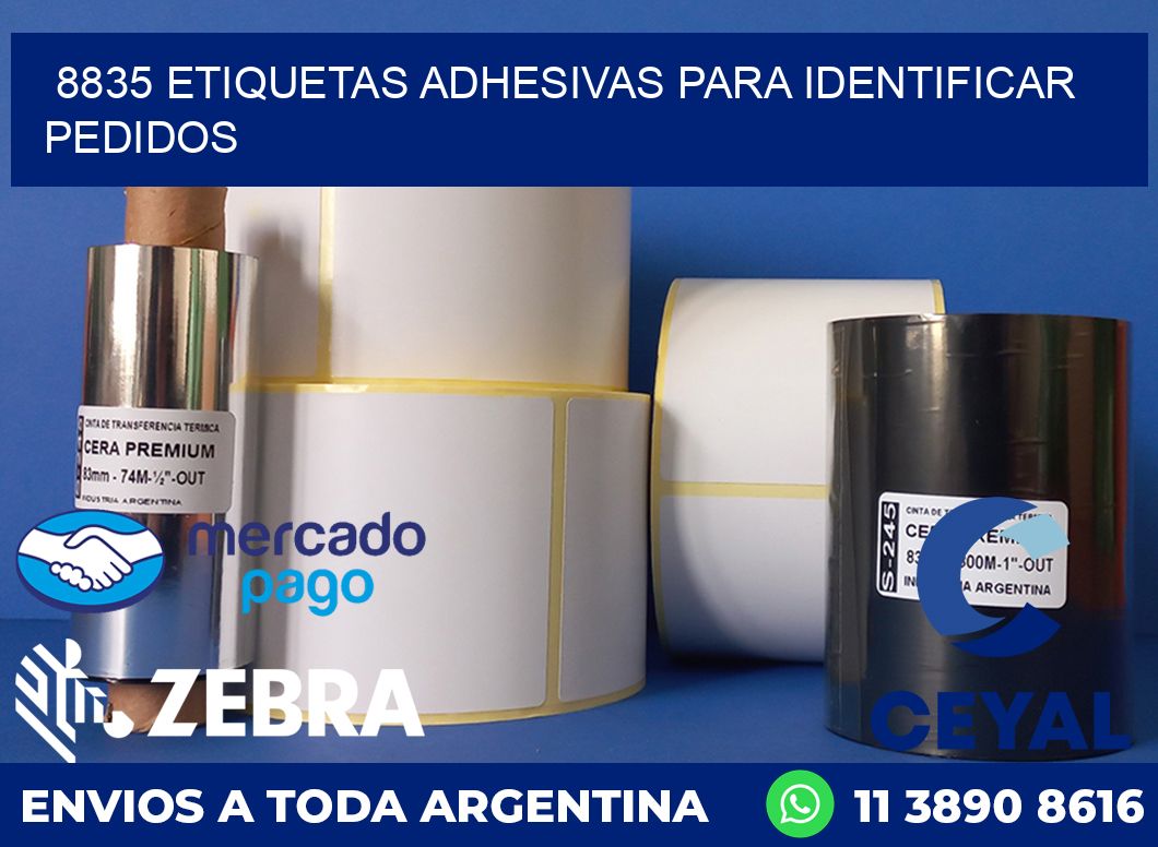 8835 ETIQUETAS ADHESIVAS PARA IDENTIFICAR PEDIDOS