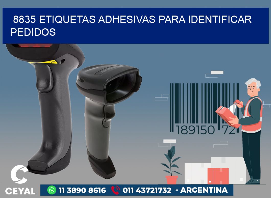 8835 ETIQUETAS ADHESIVAS PARA IDENTIFICAR PEDIDOS