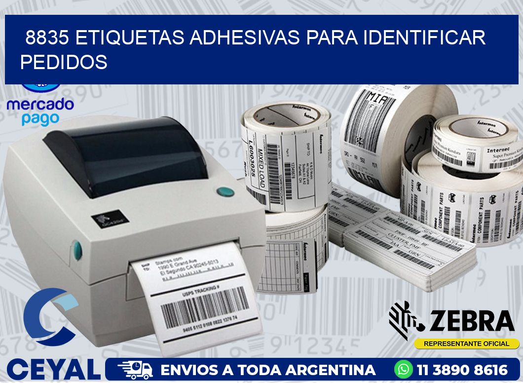 8835 ETIQUETAS ADHESIVAS PARA IDENTIFICAR PEDIDOS