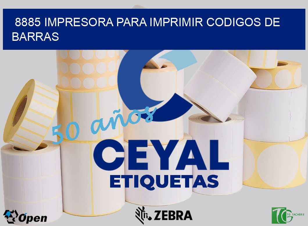 8885 IMPRESORA PARA IMPRIMIR CODIGOS DE BARRAS