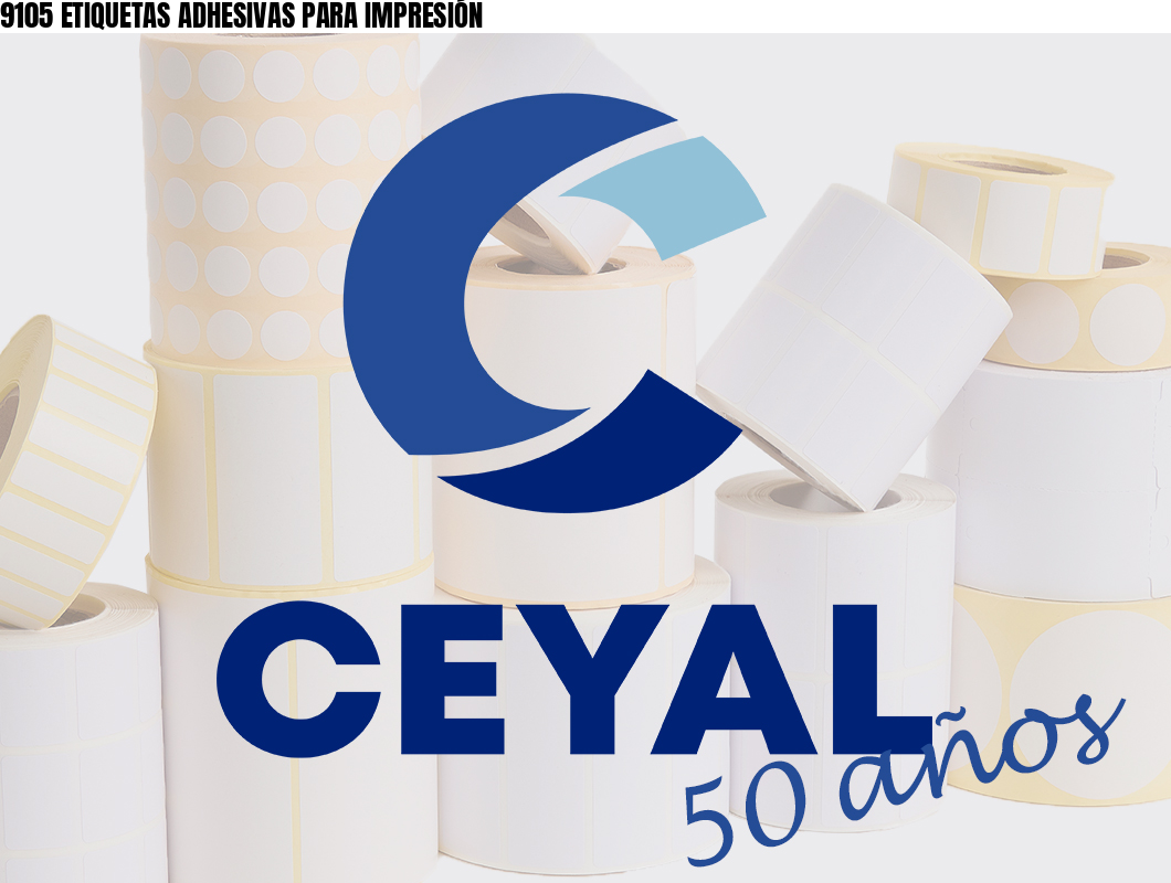 9105 ETIQUETAS ADHESIVAS PARA IMPRESIÓN