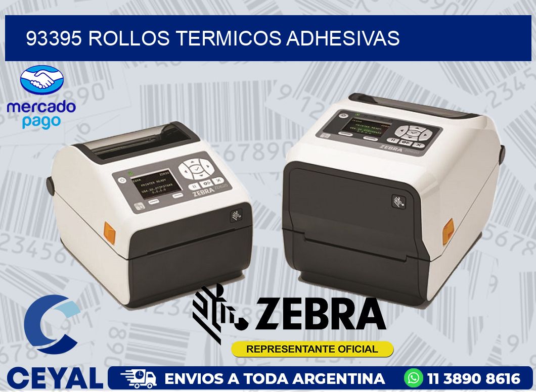 93395 ROLLOS TERMICOS ADHESIVAS
