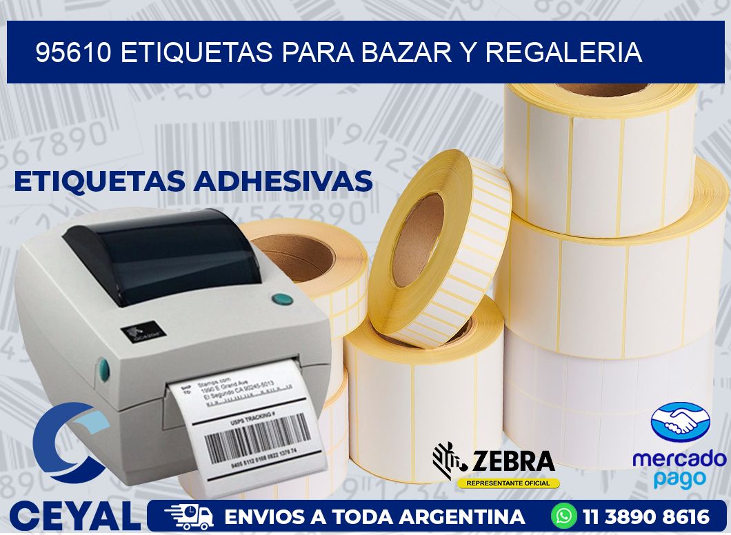 95610 ETIQUETAS PARA BAZAR Y REGALERIA