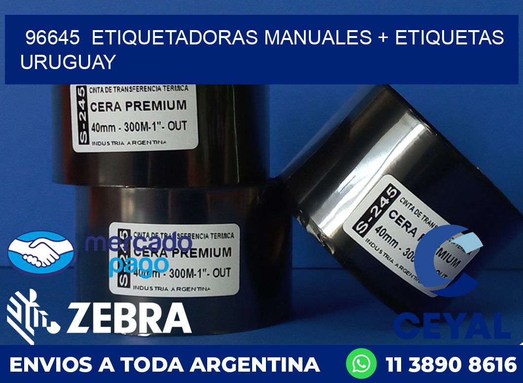 96645  ETIQUETADORAS MANUALES + ETIQUETAS URUGUAY