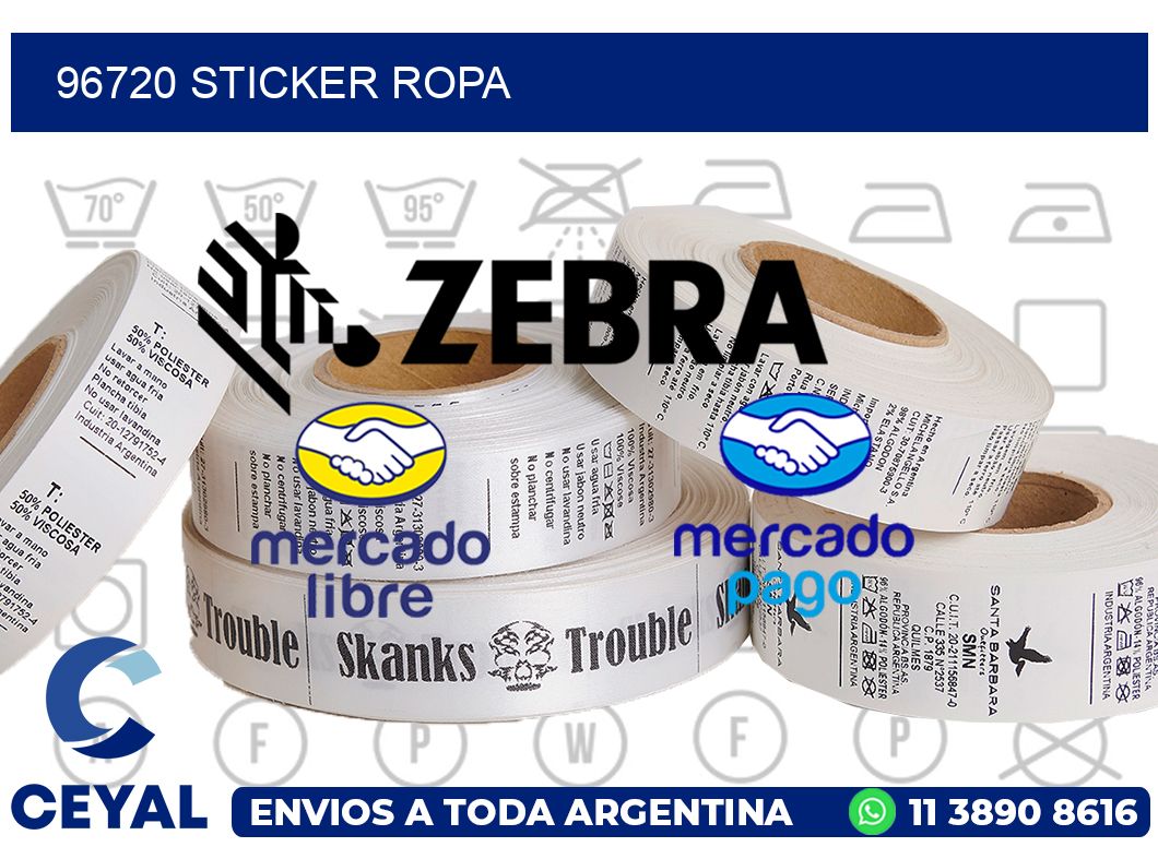 96720 STICKER ROPA
