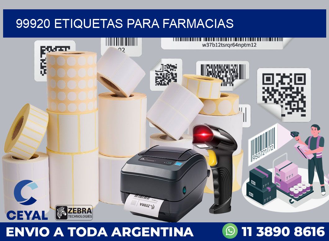99920 ETIQUETAS PARA FARMACIAS