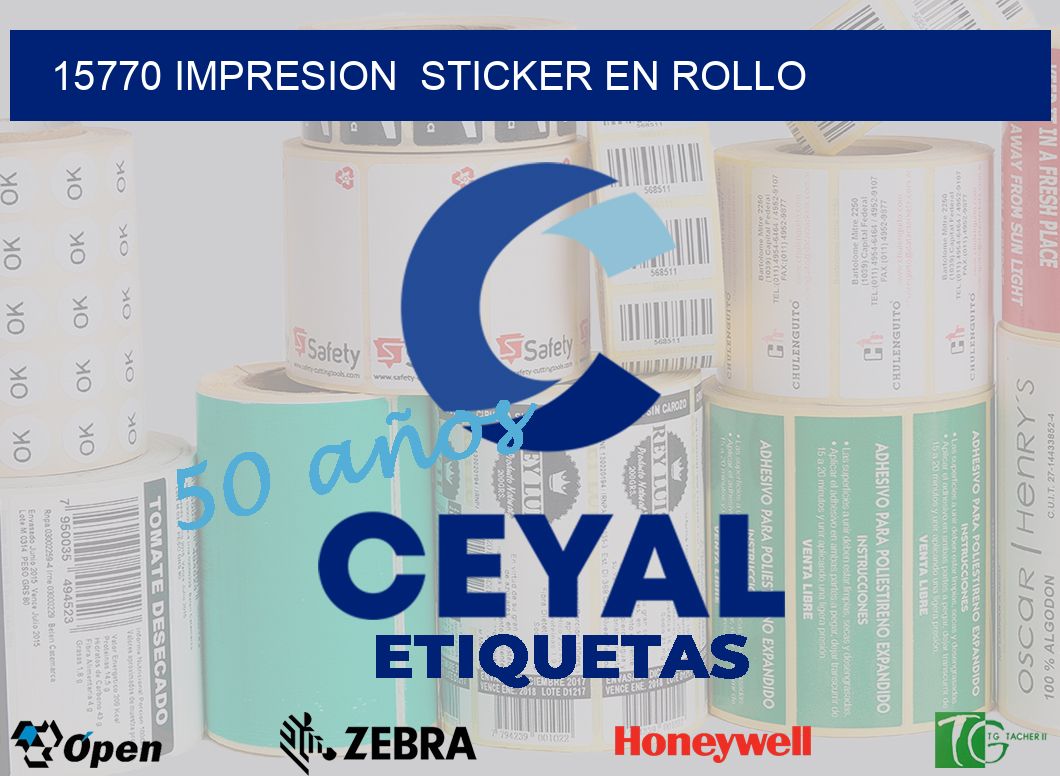 15770 impresion  sticker en rollo