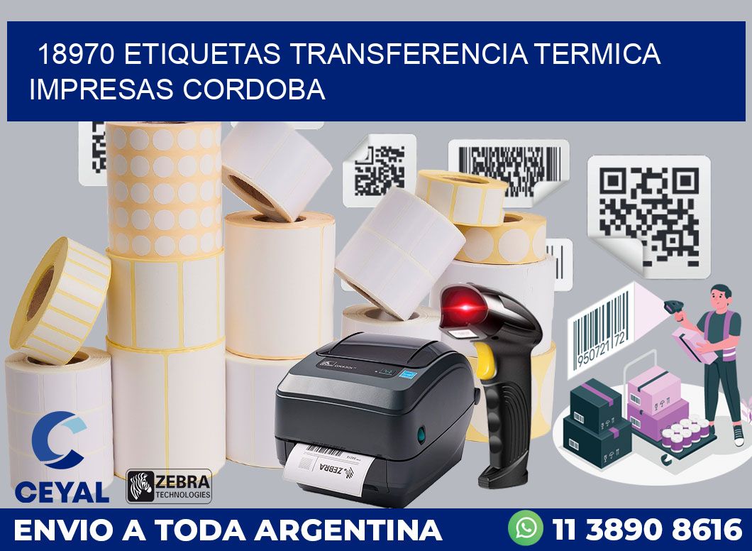 18970 ETIQUETAS TRANSFERENCIA TERMICA IMPRESAS CORDOBA