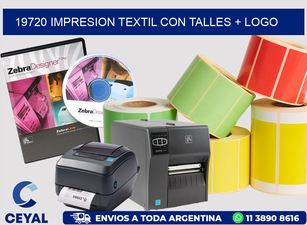 19720 IMPRESION TEXTIL CON TALLES + LOGO