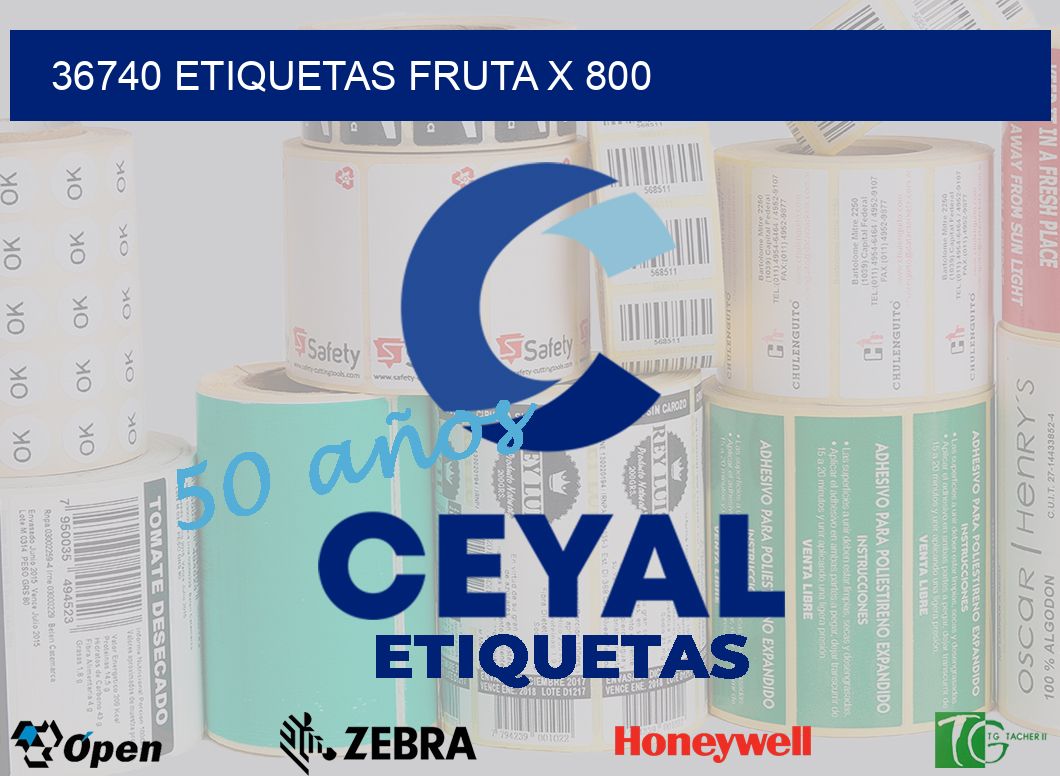 36740 etiquetas fruta x 800
