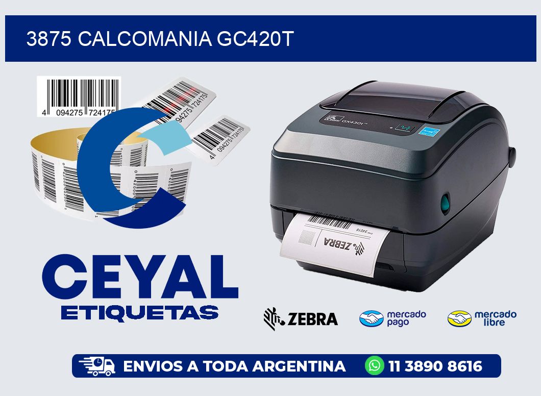 3875 CALCOMANIA GC420T