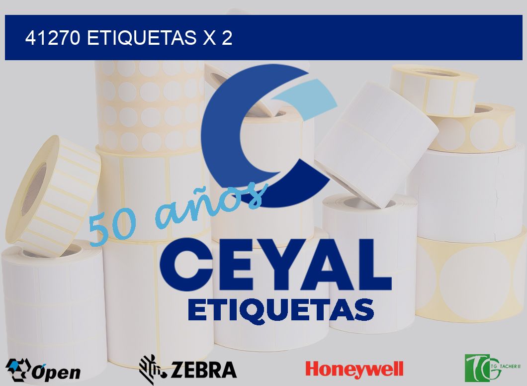 41270 Etiquetas x 2