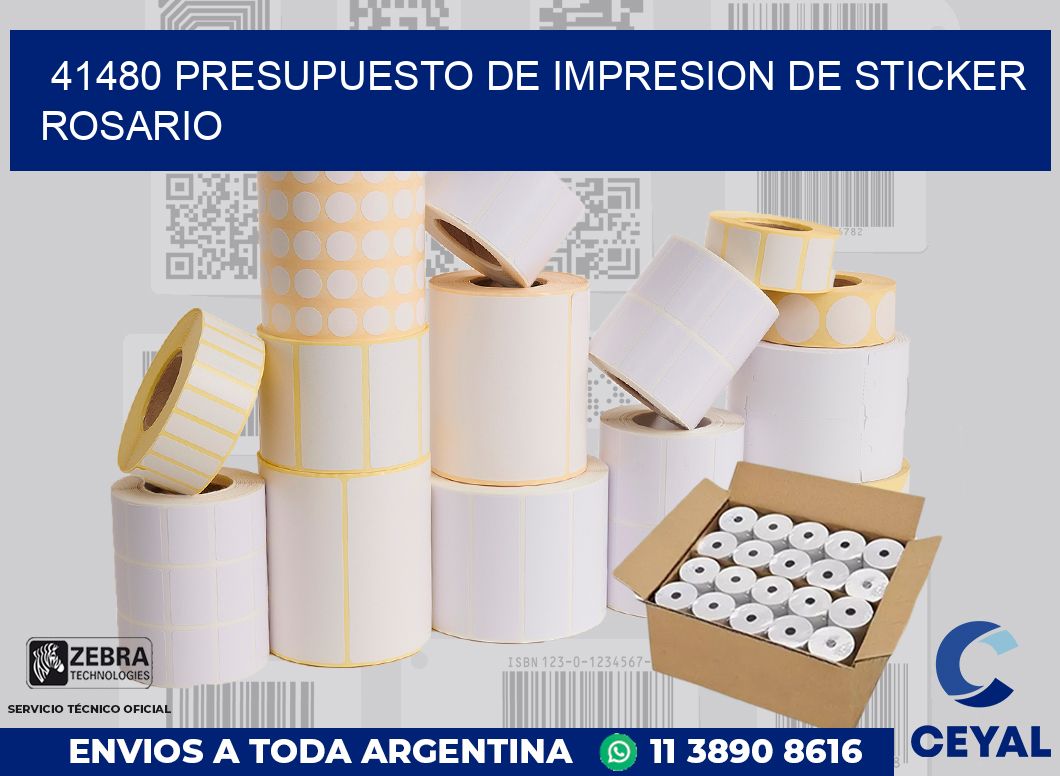 41480 PRESUPUESTO DE IMPRESION DE STICKER ROSARIO