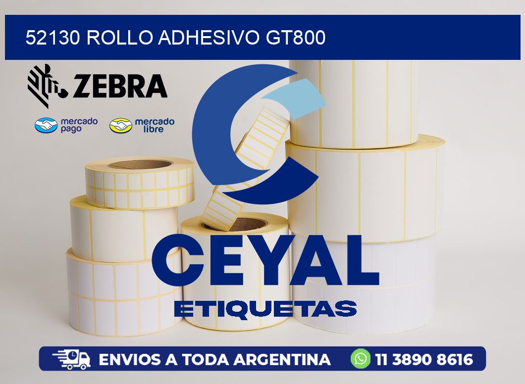 52130 ROLLO ADHESIVO GT800
