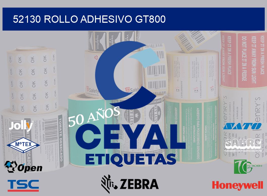 52130 ROLLO ADHESIVO GT800