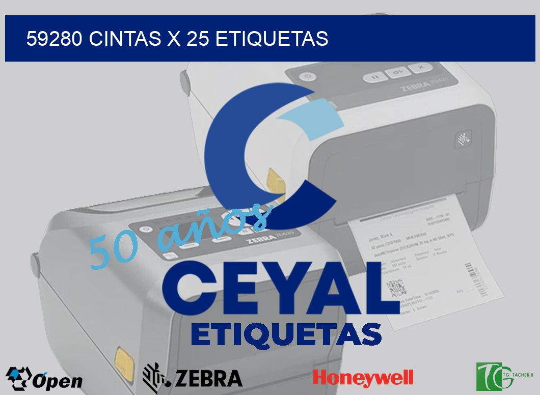 59280 cintas x 25 etiquetas