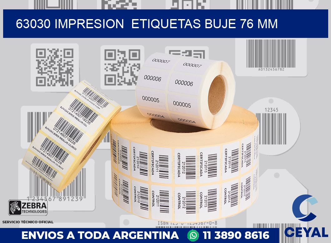 63030 impresion  etiquetas buje 76 mm