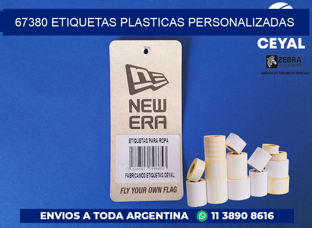 67380 ETIQUETAS PLASTICAS PERSONALIZADAS