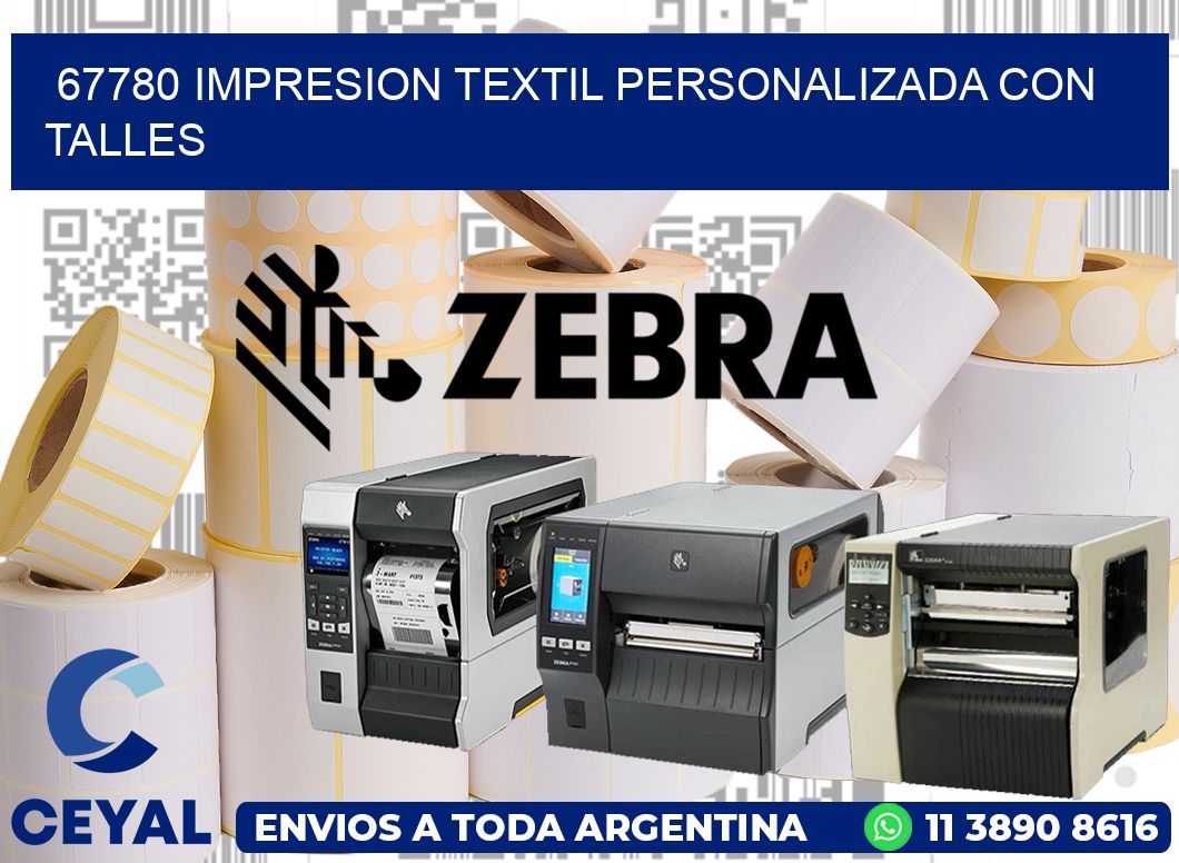 67780 IMPRESION TEXTIL PERSONALIZADA CON TALLES