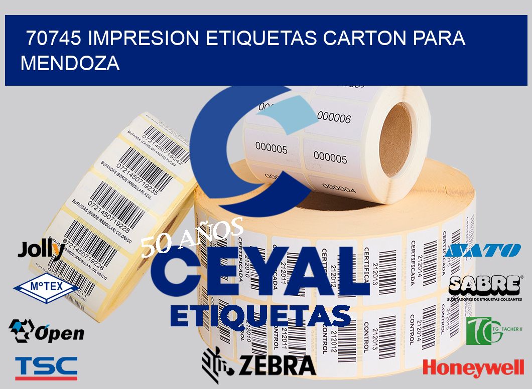 70745 IMPRESION ETIQUETAS CARTON PARA MENDOZA