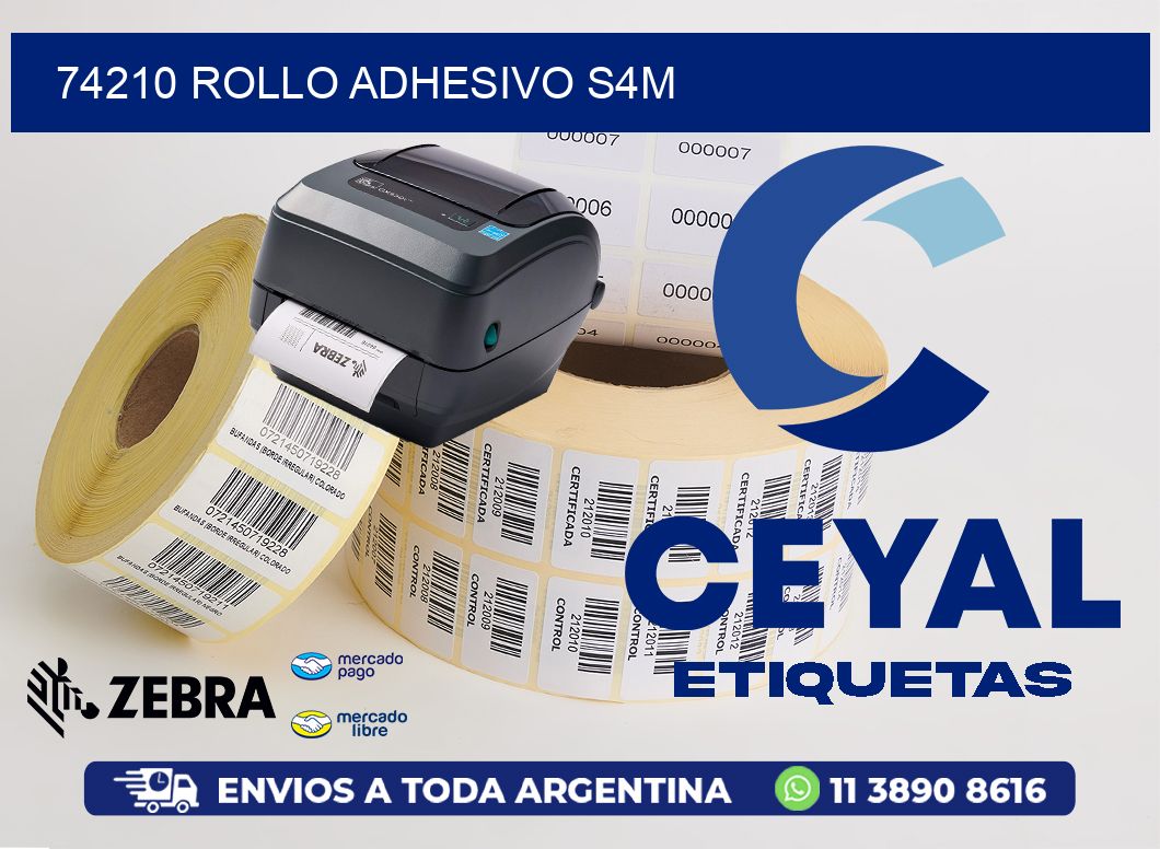 74210 ROLLO ADHESIVO S4M