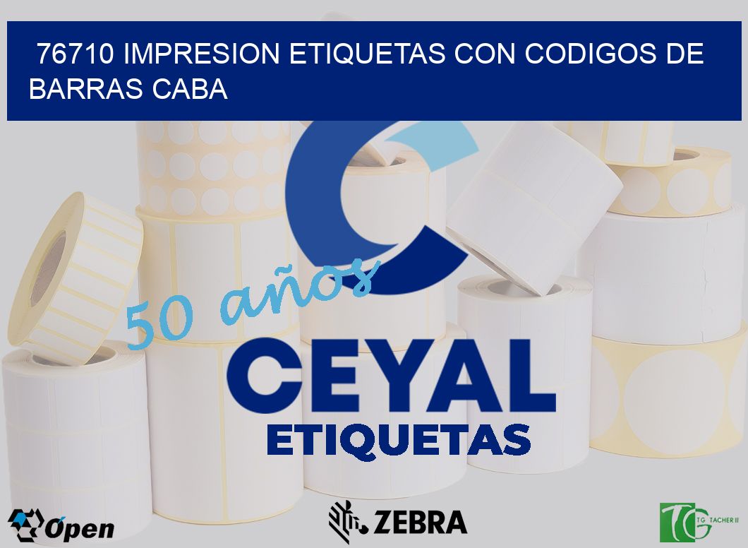 76710 IMPRESION ETIQUETAS CON CODIGOS DE BARRAS CABA