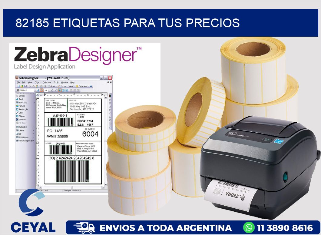 82185 ETIQUETAS PARA TUS PRECIOS