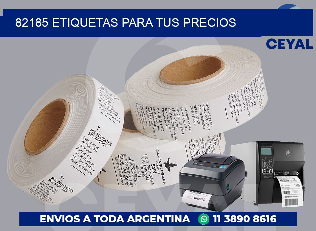 82185 ETIQUETAS PARA TUS PRECIOS