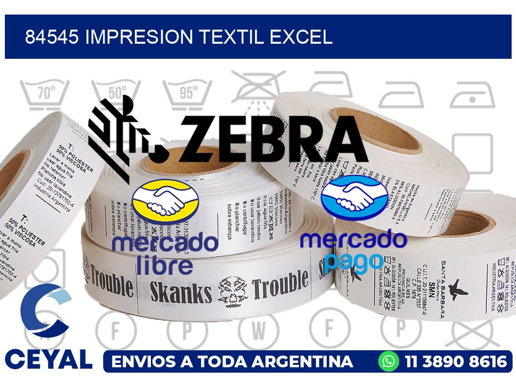 84545 IMPRESION TEXTIL EXCEL