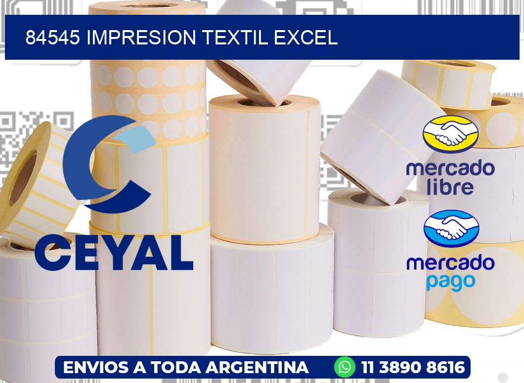 84545 IMPRESION TEXTIL EXCEL