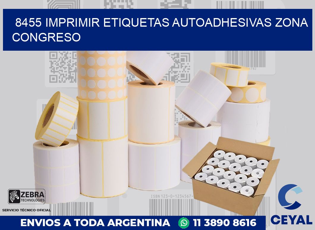 8455 IMPRIMIR ETIQUETAS AUTOADHESIVAS ZONA CONGRESO