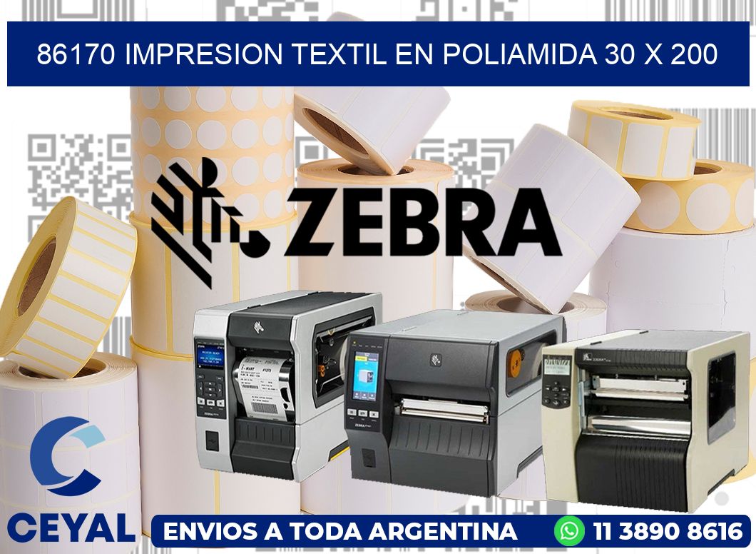 86170 IMPRESION TEXTIL EN POLIAMIDA 30 X 200