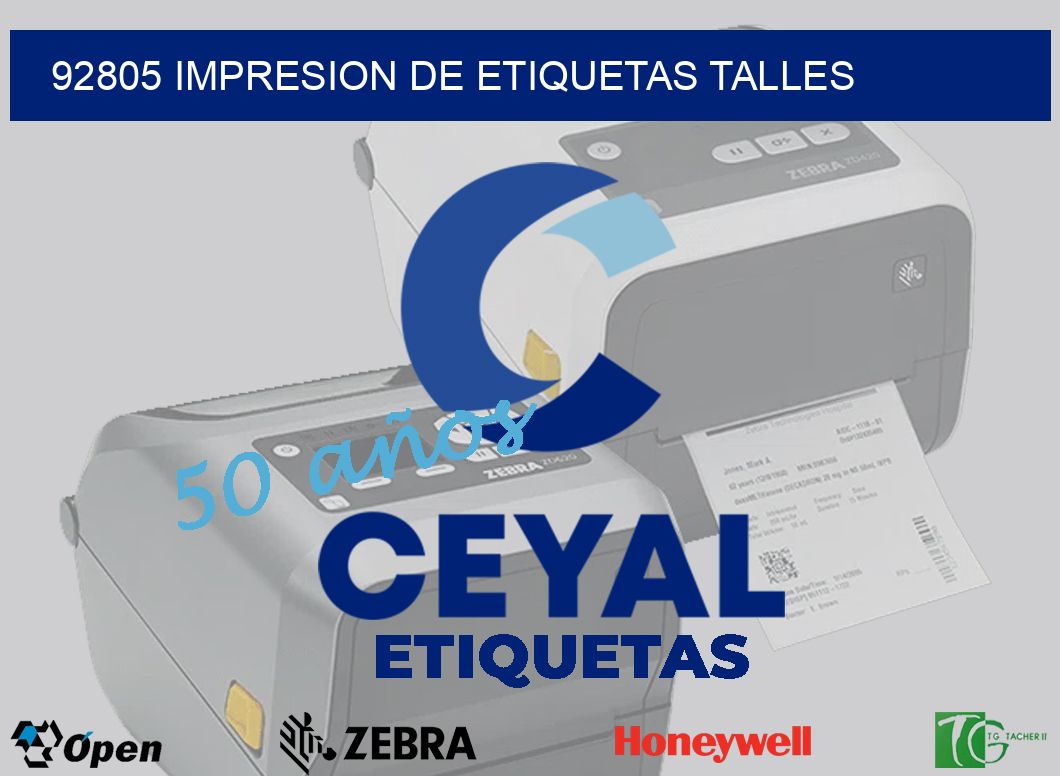 92805 IMPRESION DE ETIQUETAS TALLES