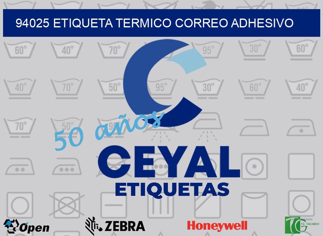 94025 ETIQUETA TERMICO CORREO ADHESIVO