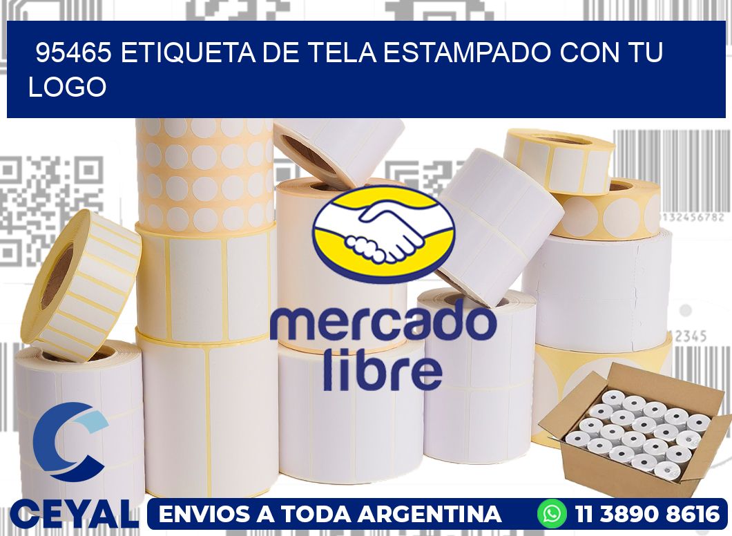 95465 ETIQUETA DE TELA ESTAMPADO CON TU LOGO