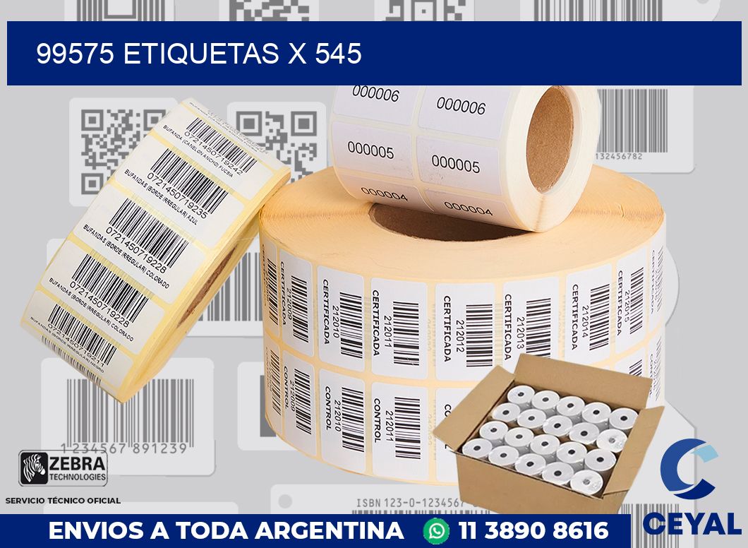 99575 Etiquetas x 545