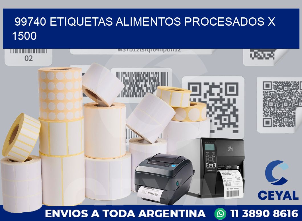 99740 etiquetas alimentos procesados x 1500