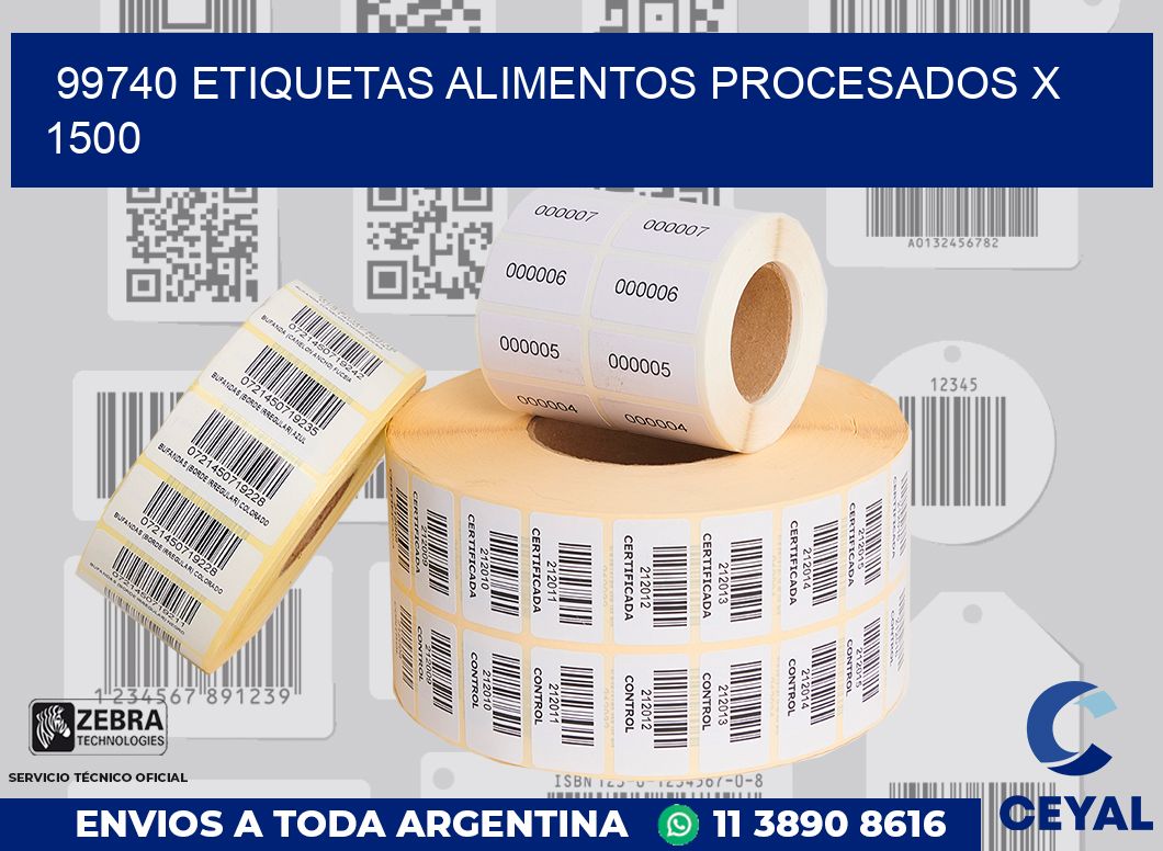 99740 etiquetas alimentos procesados x 1500
