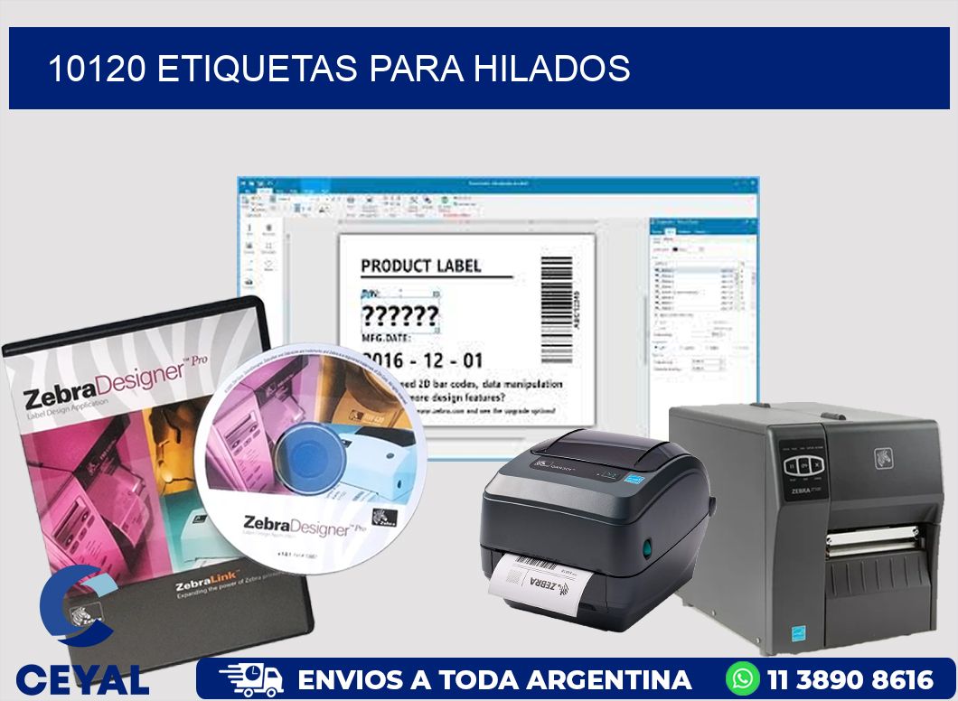 10120 ETIQUETAS PARA HILADOS