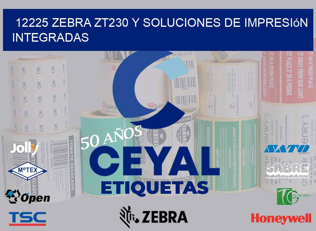 12225 Zebra ZT230 y Soluciones de Impresión Integradas